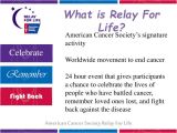 Relay for Life Email Templates Ppt American Cancer society Relay for Life Powerpoint