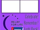 Relay for Life Email Templates Relay for Life Photobooth 4×6 Template Design Relay for