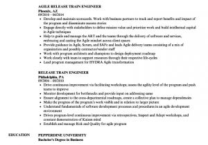 Release Train Engineer Resume Release Train Engineer Resume Samples Velvet Jobs