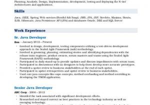 Release Train Engineer Resume Senior Java Developer Resume Samples Qwikresume
