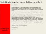 Relief Teacher Cover Letter Cover Letter for Relief 28 Images Sle Cover Letter for