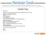 Reminder Email for event Template the Ultimate event Reminder Email Guide