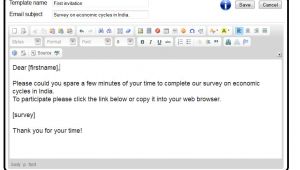 Reminder Email Template for Survey 100 Free Survey software Email Templates
