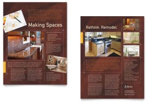 Remodeling Flyer Templates Free Home Remodeling Datasheet Template Word Publisher