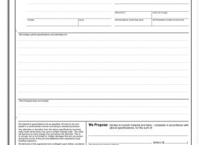 Remodeling Proposal Template Remodeling Proposal Item 5524 Contractor forms