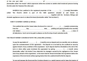 Rent A Room Contract Template Free Room Rental Agreement Template 12 Free Word Pdf Free