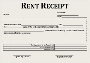 Rent Reciept Template 21 Rent Receipt Templates Sample Templates