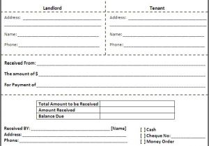Rent Reciept Template 6 Free Rent Receipt Templates Excel Pdf formats