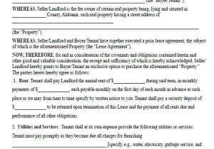 Rent to Own House Contract Template Rent to Own Contract Sample 8 Examples In Word Pdf