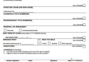 Rental Contract Extension Template 11 Lease Extension Agreements Free Sample Example format