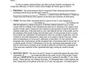 Rental Contracts Templates Free Free Lease Agreement Template for Word