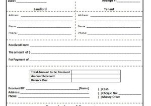 Rental Property Receipt Template House Rent Receipt Template Free formats Excel Word