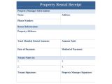 Rental Property Receipt Template Rent Receipt Template 8 Free Word Pdf Documents