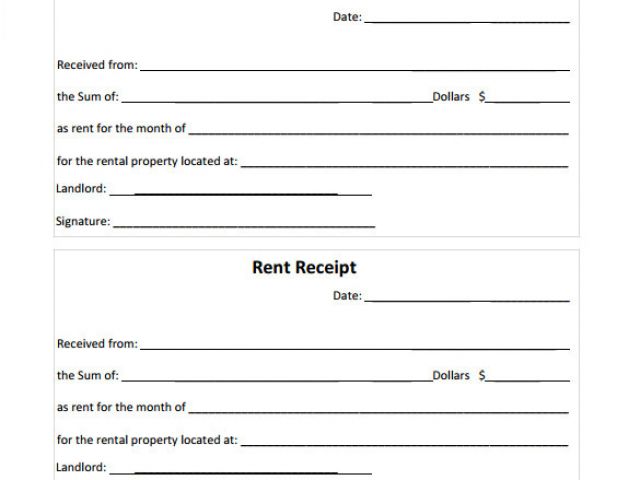 Rental Receipts Templates 21 Rent Receipt Templates Sample Templates 