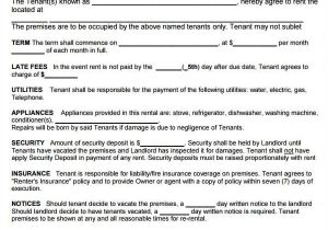 Renters Contract Template Free 20 Rental Agreement Templates Word Excel Pdf formats