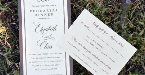 Reply for Wedding Card Invitation Rehearsal Dinner Invitation Response Card From Wiregrass