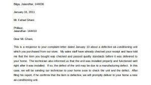Replying to A Complaint Letter Template 29 Free Complaint Letter Templates Pdf Doc Free