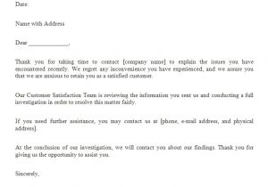 Replying to A Complaint Letter Template Complaint Letters Archives Free Sample Letters
