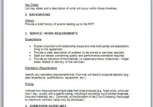Request for Proposal Email Template Short form Rfp Sample Rfp Templates Rfp Templates