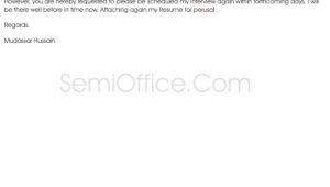 Reschedule Interview Email Template Request for Reschedule Job Interview Email Sample
