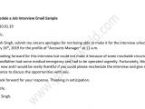 Reschedule Interview Email Template Your Hr World Human Resource Management India