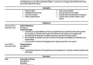 Reseme Template Entry Level Resume Templates to Impress Any Employer