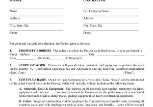 Residential Building Contract Template 53 Contract Agreement Templates Pages Docs