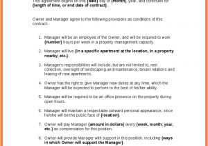 Residential Property Management Contract Template 3 Property Management Contract Marital Settlements
