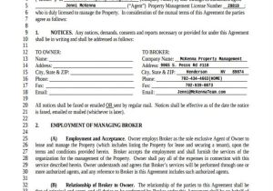 Residential Property Management Contract Template 63 Management Agreement Examples and Samples Word Pdf