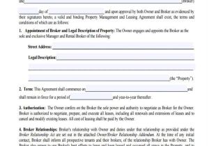 Residential Property Management Contract Template Sample Management Agreement forms 8 Free Documents In