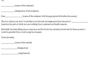 Resign Email Template Email Template for Resignation Template Of Resignation