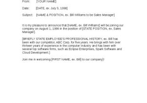 Resignation Announcement Email Template Announcing A Resignation to Staff Samples