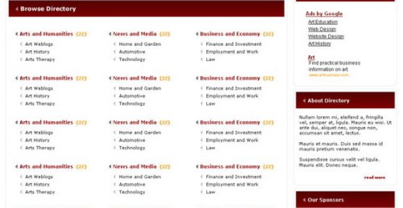 Resource Directory Template Ally Times PHPld Template Free PHPld Templates