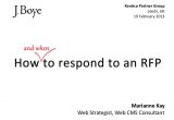 Respond to Rfp Template How to Respond to An Rfp