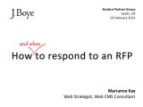 Respond to Rfp Template How to Respond to An Rfp