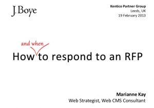 Respond to Rfp Template How to Respond to An Rfp