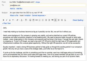 Response to Recruiter Email Template 10 Email Best Practices for attracting Passive Candidates