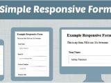 Responsive Stylesheet Template How to Make Simple Responsive form Using Css HTML formget