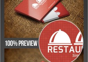 Restaurant Business Cards Templates Free Restaurant Business Card Template On Behance