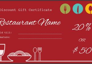 Restaurant Gift Certificate Template Free Download Gift Certificate Templates