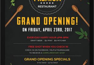 Restaurant Grand Opening Flyer Templates Free Grand Opening Flyer Template 34 Free Psd Ai Vector