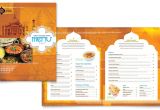 Resturant Menu Template Indian Restaurant Menu Template Design