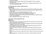 Resume Basic Unix Windows Systems Administrator Resume Samples Velvet Jobs