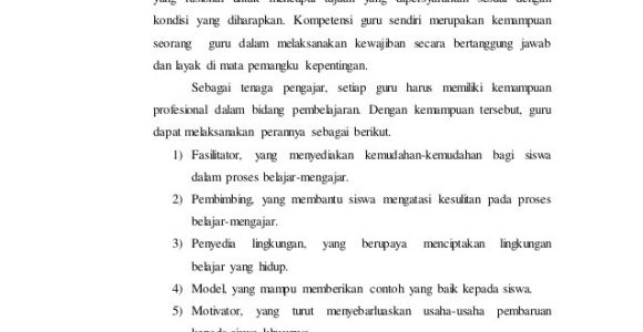 Resume Buku Menjadi Guru Profesional Menjadi Guru Profesional