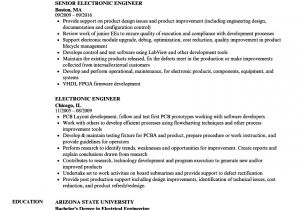 Resume Engineer Electronic Electronic Engineer Resume Samples Velvet Jobs