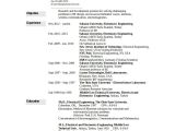 Resume Engineer Electronic Electronics Resume Template 8 Free Word Pdf Document