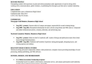Resume Examples for Jobs for Students Sample High School Student Resume 8 Examples In Word Pdf