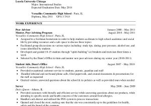 Resume Examples for Jobs for Students Student Resume Example 7 Samples In Word Pdf