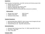 Resume Examples for Students First Job Resume Example for Job 8 Samples In Word Pdf Doc