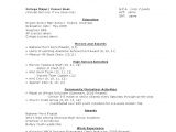 Resume Examples for Students First Job Work Resume for High School Student Wikirian Com